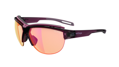evil eye pathline.f pro Sportbrille – blackberry transparent – LST® VARiO purple M – Seitenansicht