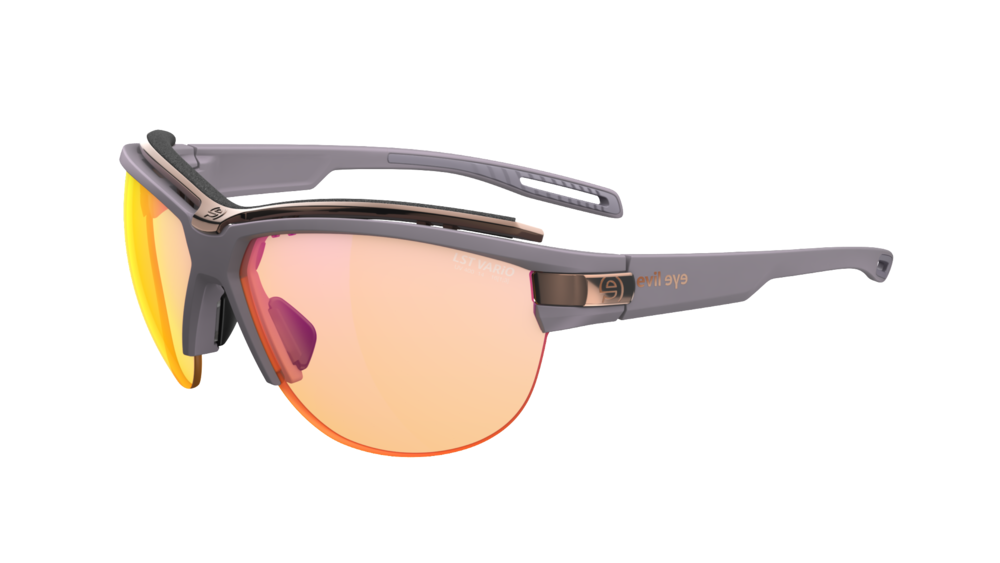evil eye pathline.f pro Sportbrille – purple ash matt – LST® VARiO purple M – Seitenansicht