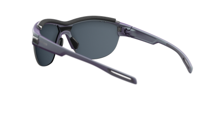 evil eye pathline.f pro Sportbrille – dynamic purple matt – LST® grey silver M – Rückansicht