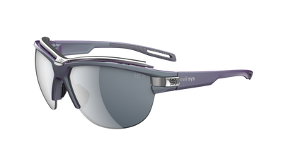 evil eye pathline.f pro Sportbrille – dynamic purple matt – LST® grey silver M – Seitenansicht