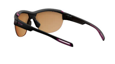evil eye pathline.f pro Sportbrille – black matt – LST® VARiO blue-green M – Rückansicht