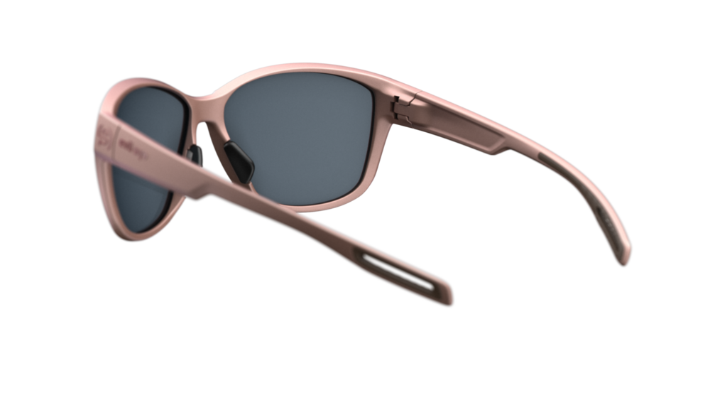 evil eye pika Sportbrille – rose metallic – LST® grey silver M – Rückansicht