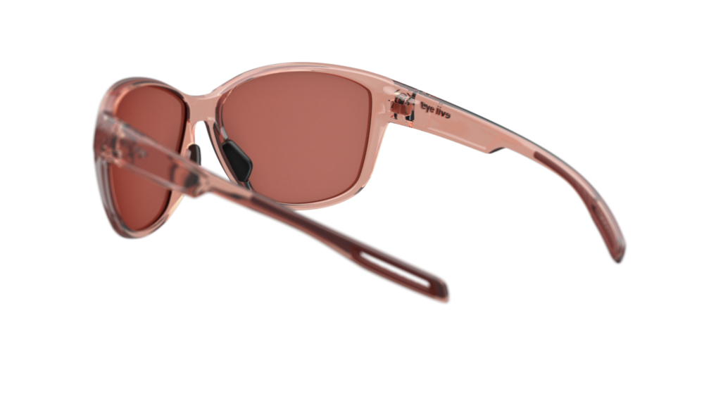 evil eye pika Sportbrille – mango transparent – LST® active silver M – Rückansicht