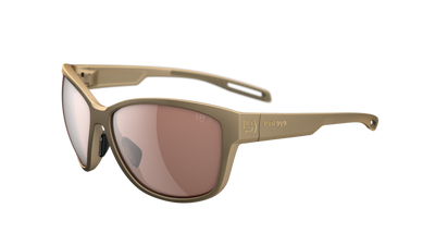 evil eye pika Sportbrille – bronze metallic – LST® contrast silver M – Seitenansicht