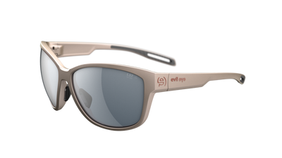 evil eye pika Sportbrille – champagne metallic – LST® grey silver M – Seitenansicht