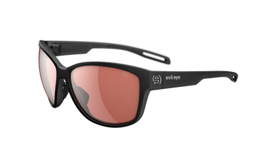 evil eye pika Sportbrille – black matt – LST® active silver M – Seitenansicht