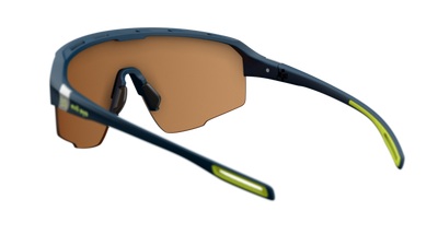 evil eye trailsense Sportbrille – dark blue matt – LST® VARiO blue-green M – Rückansicht