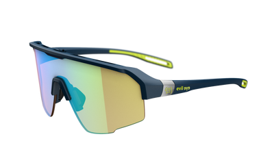 evil eye trailsense Sportbrille – dark blue matt – LST® VARiO blue-green M – Seitenansicht