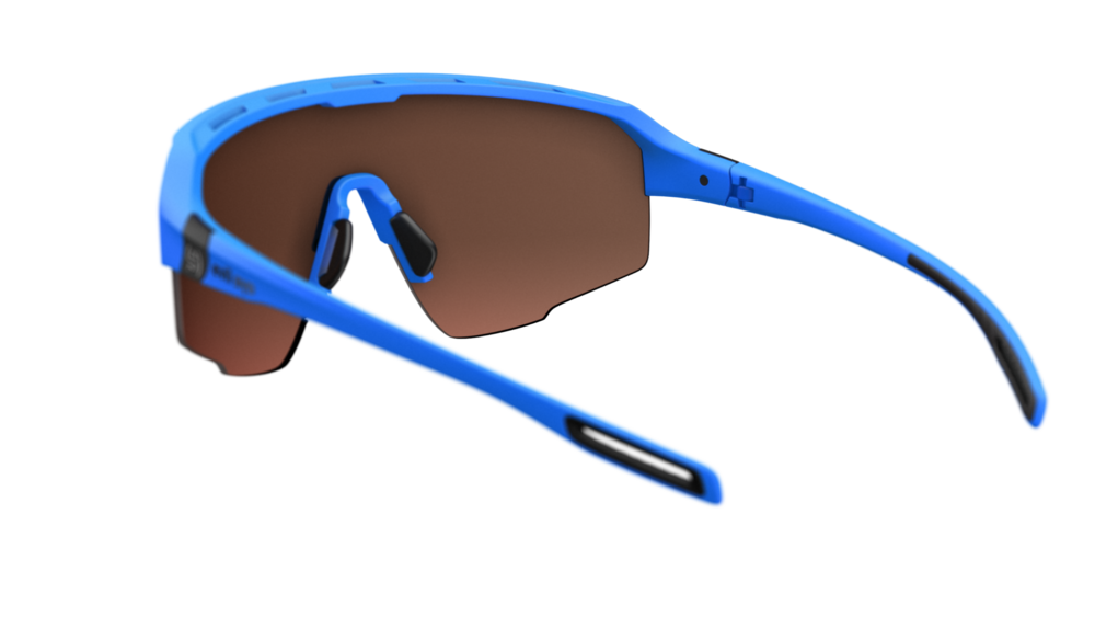 evil eye trailsense Sportbrille – neon blue matt – LST® active blue M – Rückansicht