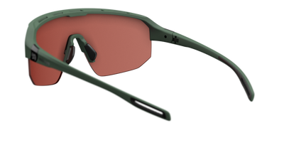 evil eye trailsense Sportbrille – forest green matt – LST® active silver M – Rückansicht