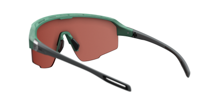 evil eye trailsense Sportbrille – raw green matt – LST® active silver M – Rückansicht