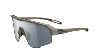 evil eye trailsense Sportbrille – stone grey matt – LST® grey silver M – Seitenansicht