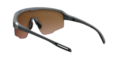 evil eye trailsense Sportbrille – dark grey matt – LST® active red M – Rückansicht