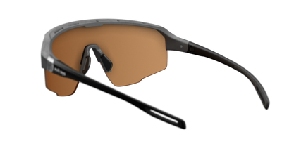 evil eye trailsense Sportbrille – raw grey matt – LST® VARiO blue-green M – Rückansicht
