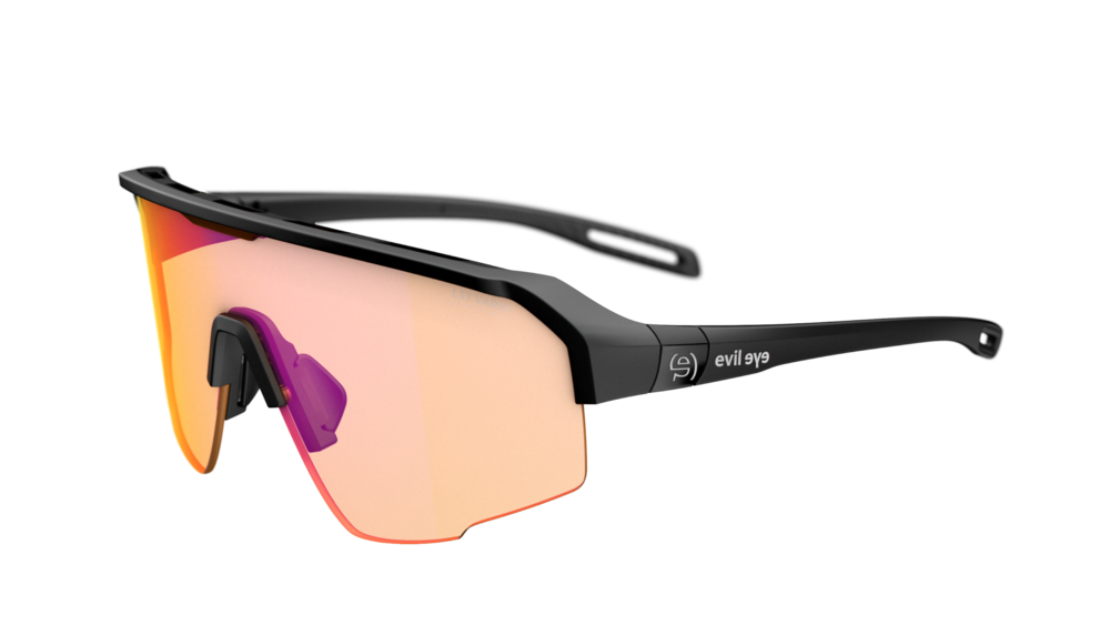 evil eye trailsense Sportbrille – black matt – LST® VARiO purple M – Seitenansicht