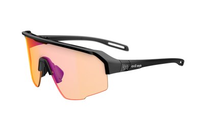 evil eye trailsense Sportbrille – black matt – LST® VARiO purple M – Seitenansicht