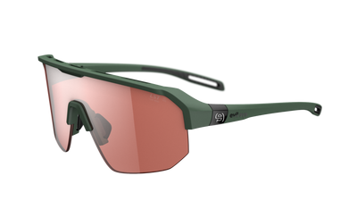 evil eye trailsense II Sportbrille – dark green matt – LST® active silver M – Seitenansicht