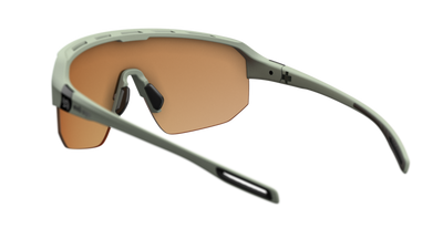 evil eye trailsense II Sportbrille – smoke green matt – LST® VARiO blue-green M – Rückansicht