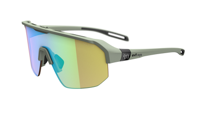 evil eye trailsense II Sportbrille – smoke green matt – LST® VARiO blue-green M – Seitenansicht