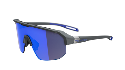 evil eye trailsense II Sportbrille – dark grey matt – LST® active blue M – Seitenansicht