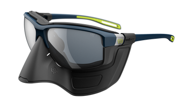 evil eye elate extreme Sportbrille – dark blue matt – LST® grey silver M – Rückansicht