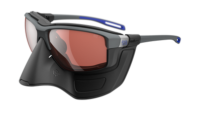 evil eye elate extreme Sportbrille – dark grey matt – LST® active silver M – Rückansicht