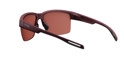 evil eye coastline Sportbrille – dark red matt – LST® active silver M – Rückansicht