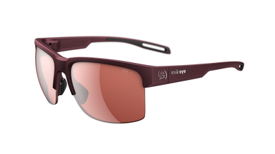 evil eye coastline Sportbrille – dark red matt – LST® active silver M – Seitenansicht