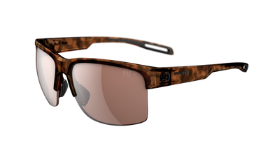 evil eye coastline Sportbrille – brown havanna – LST® contrast silver M – Seitenansicht