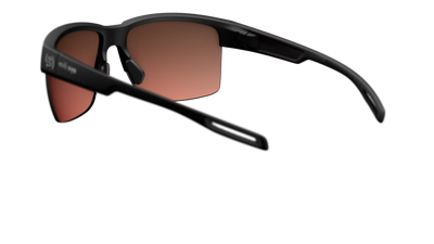 evil eye coastline Sportbrille – black matt – LST® active blue M – Rückansicht