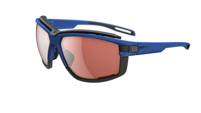 evil eye pathline air pro Sportbrille – ultra blue matt – LST® active silver M – Seitenansicht