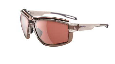 evil eye pathline air pro Sportbrille – rosé transparent – LST® active silver M – Seitenansicht