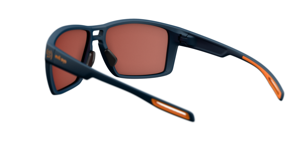 evil eye offshore Sportbrille – dark blue matt – LST® active silver M – Rückansicht