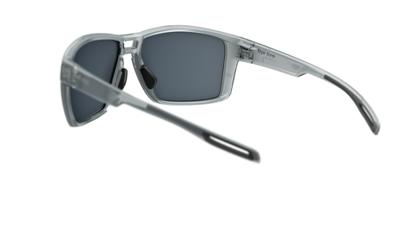 evil eye offshore Sportbrille – aqua grey transparent – LST® grey silver M – Rückansicht