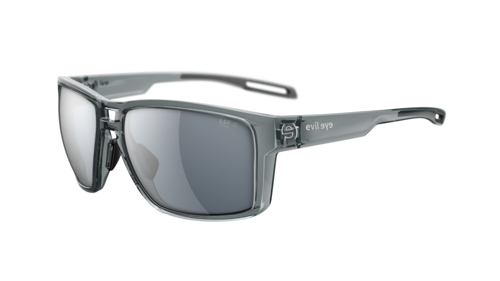 evil eye offshore Sportbrille – aqua grey transparent – LST® grey silver M – Seitenansicht