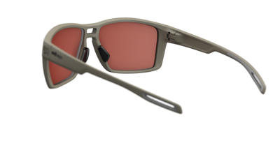 evil eye offshore Sportbrille – stone grey matt – LST® active silver M – Rückansicht
