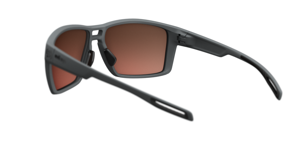 evil eye offshore Sportbrille – dark grey matt – LST® active blue M – Rückansicht
