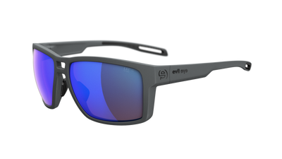 evil eye offshore Sportbrille – dark grey matt – LST® active blue M – Seitenansicht