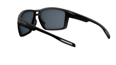 evil eye offshore Sportbrille – black matt – LST® grey silver M – Rückansicht