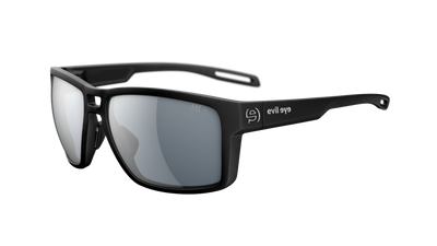 evil eye offshore Sportbrille – black matt – LST® grey silver M – Seitenansicht