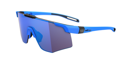 evil eye speedsense Sportbrille – neon blue matt – LST® active blue M – Seitenansicht