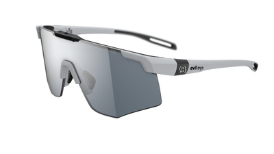 evil eye speedsense Sportbrille – moonstone grey matt – LST® grey silver M – Seitenansicht