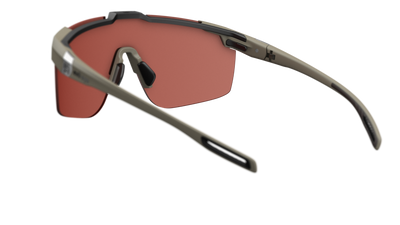 evil eye speedsense II Sportbrille – stone grey matt – LST® active silver M – Rückansicht