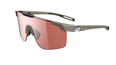 evil eye speedsense II Sportbrille – stone grey matt – LST® active silver M – Seitenansicht
