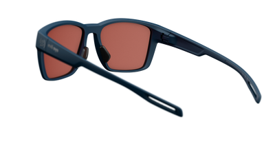 evil eye flare Sportbrille – dark blue matt – LST® active silver M – Rückansicht