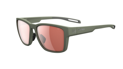 evil eye flare Sportbrille – forest green matt – LST® active silver M – Seitenansicht