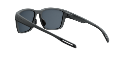 evil eye flare Sportbrille – dark grey matt – LST® active silver M – Rückansicht