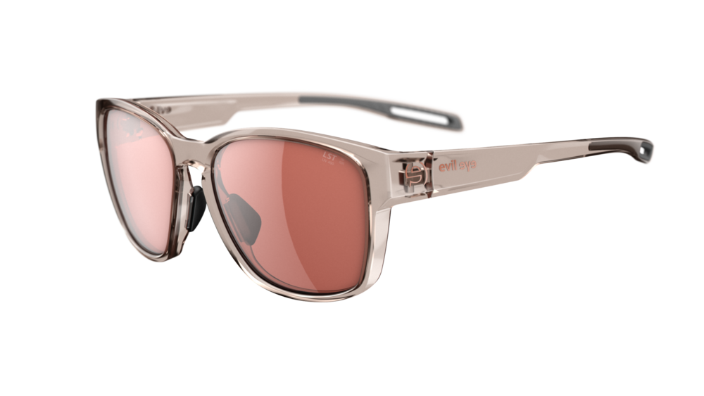 evil eye mira Sportbrille – rose transparent – LST® active silver M – Seitenansicht