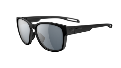 evil eye mira Sportbrille – black matt – LST® grey silver M – Seitenansicht