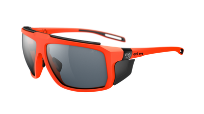 evil eye stormline pro Sportbrille – neon orange matt – LST® grey silver M – Seitenansicht